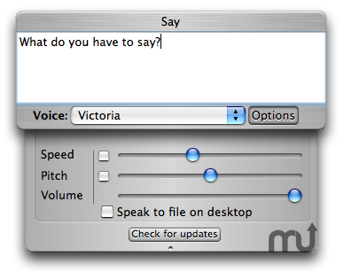 speak to text mac